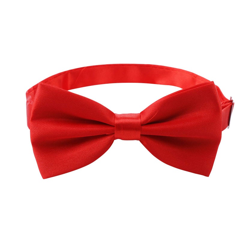 Kajeer Men's Bow Tie for Wedding Party - Solid Color Adjustable Pre Tied Bowtiesï¼ˆ1PCS - Image 1